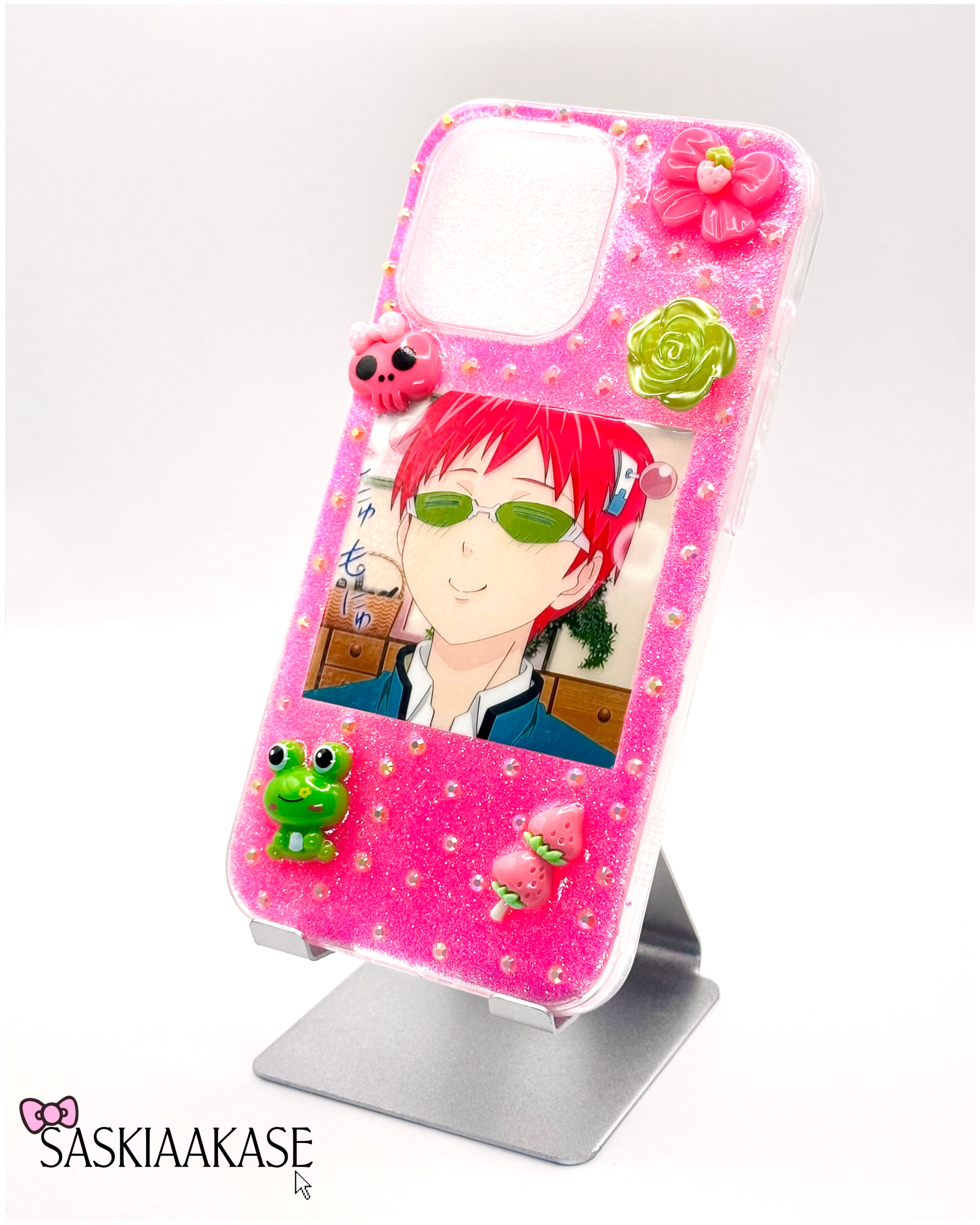Unique iPhone 13 Pro Case - Saiki Kusuo💚