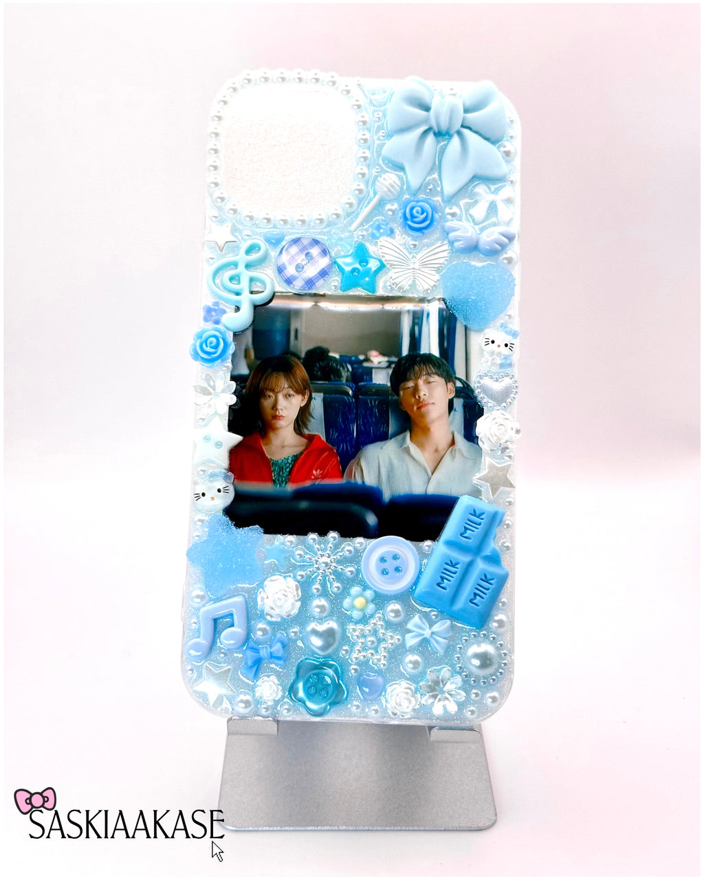 Unique iPhone 13/14 Case - Jae-mi and Hae-jo (Mr. Plankton)🩵
