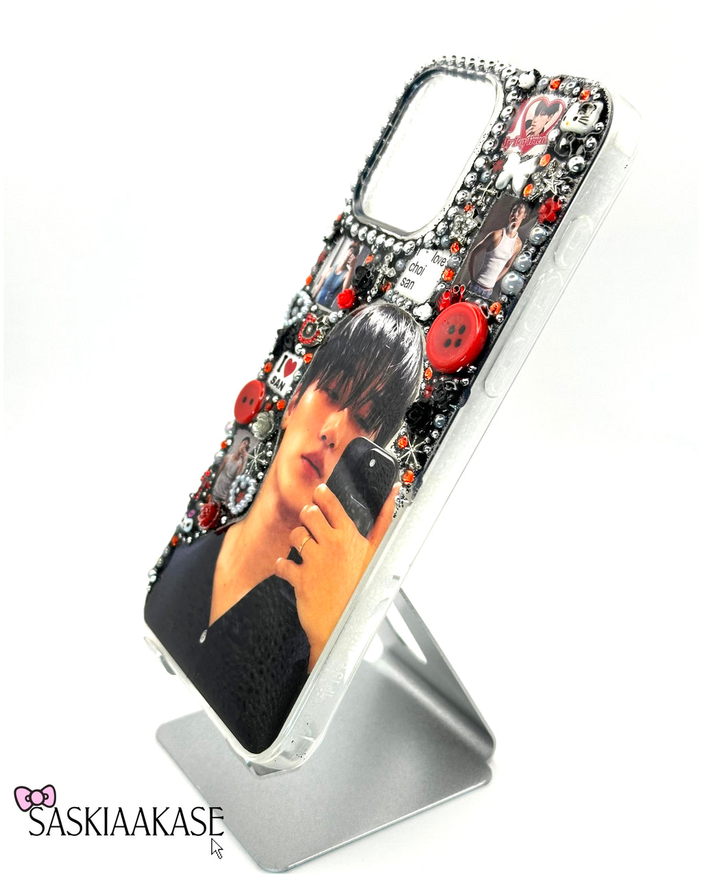 Unique iPhone 15 Pro Max Case - San from ATEEZ🌹