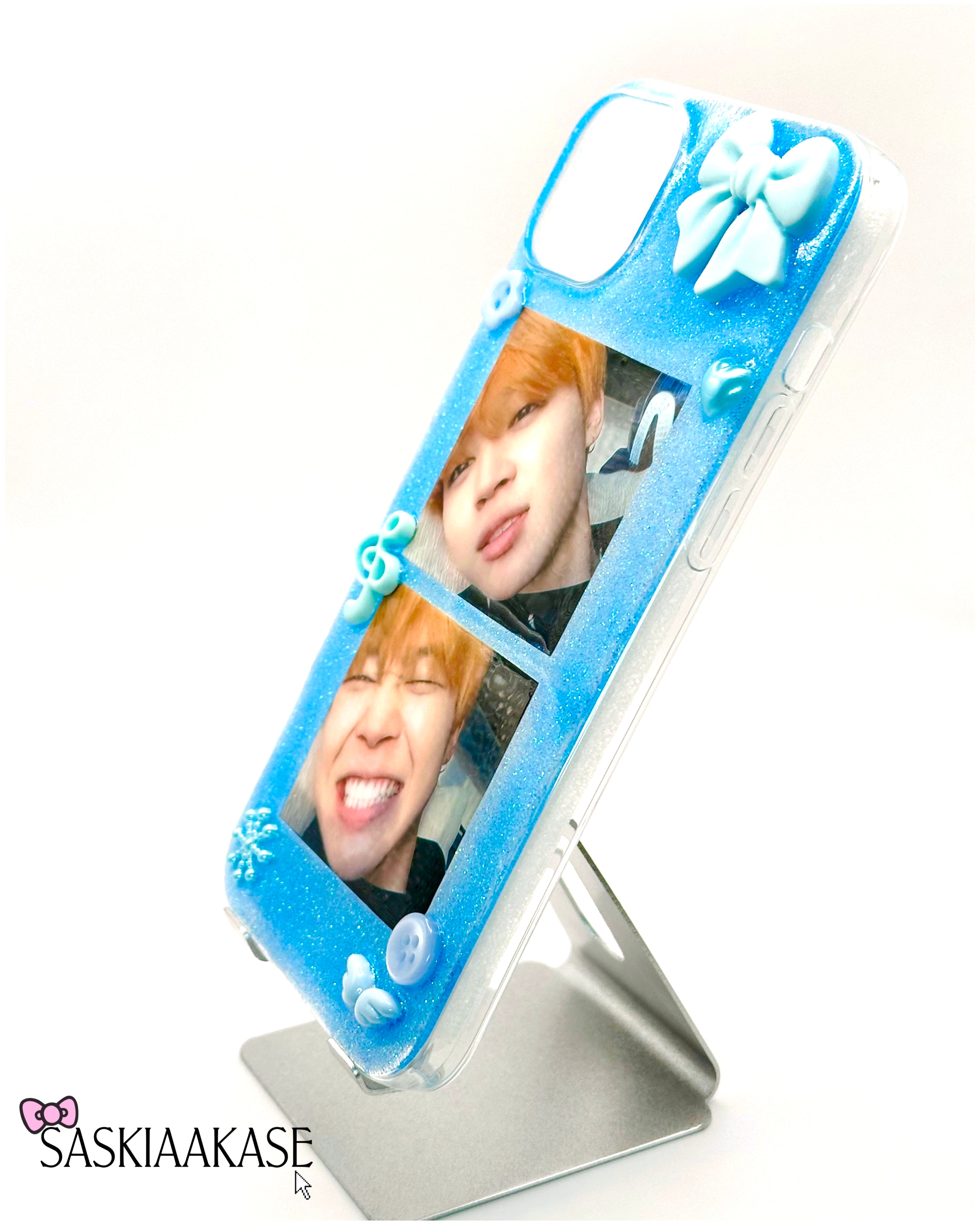 Unique iPhone 14/15 Plus Case - Jimin🩵