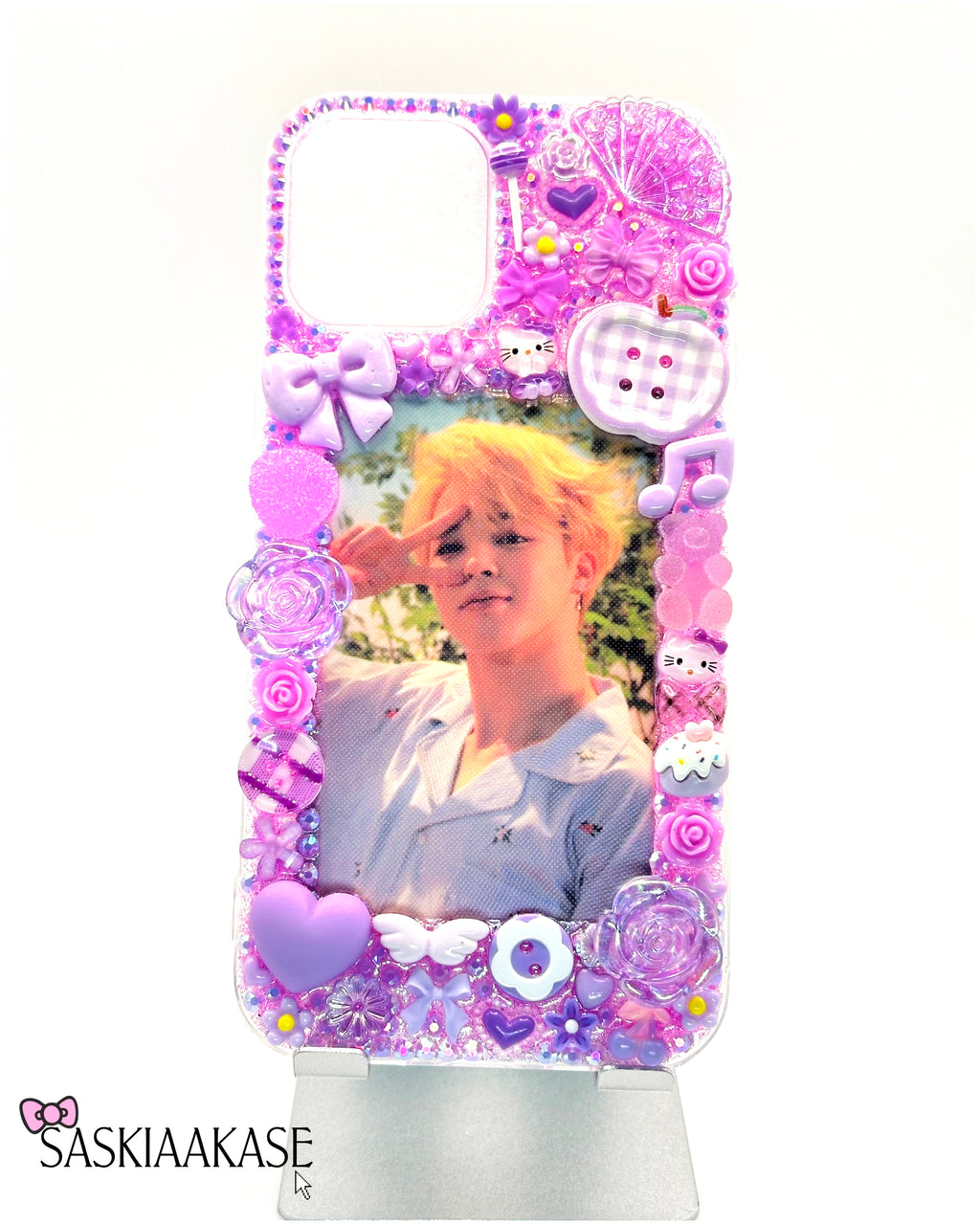 Unique iPhone 12/12 Pro case with photocard slot - K-pop💜