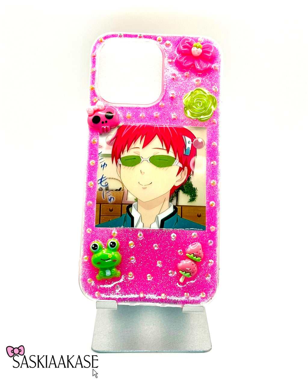 Unique iPhone 13 Pro Case - Saiki Kusuo💚