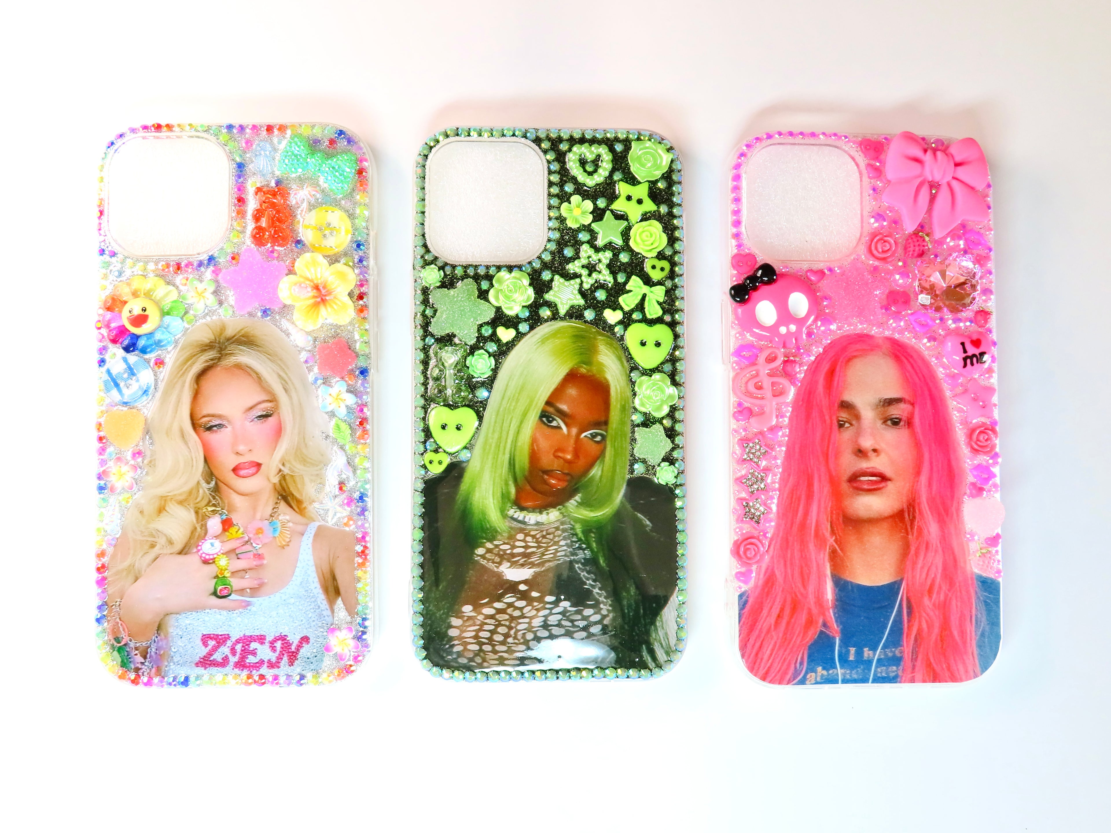 Personalised case with cut-out photo – handmade💖