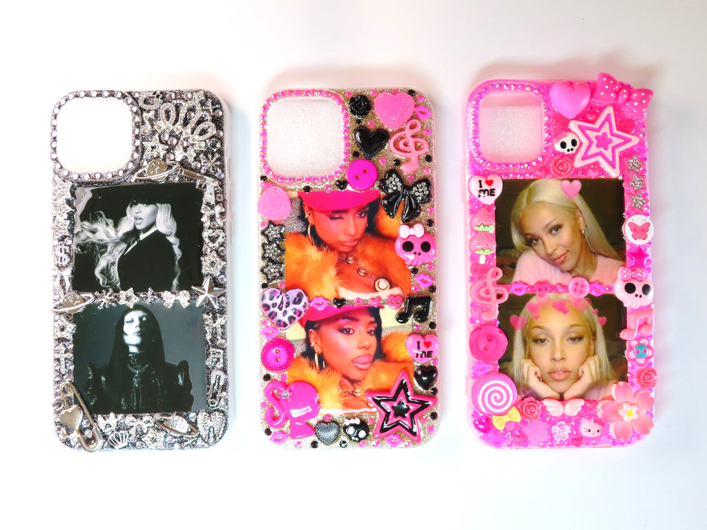 Coque personnalisée avec 2 photos rectangulaires - fait main💗