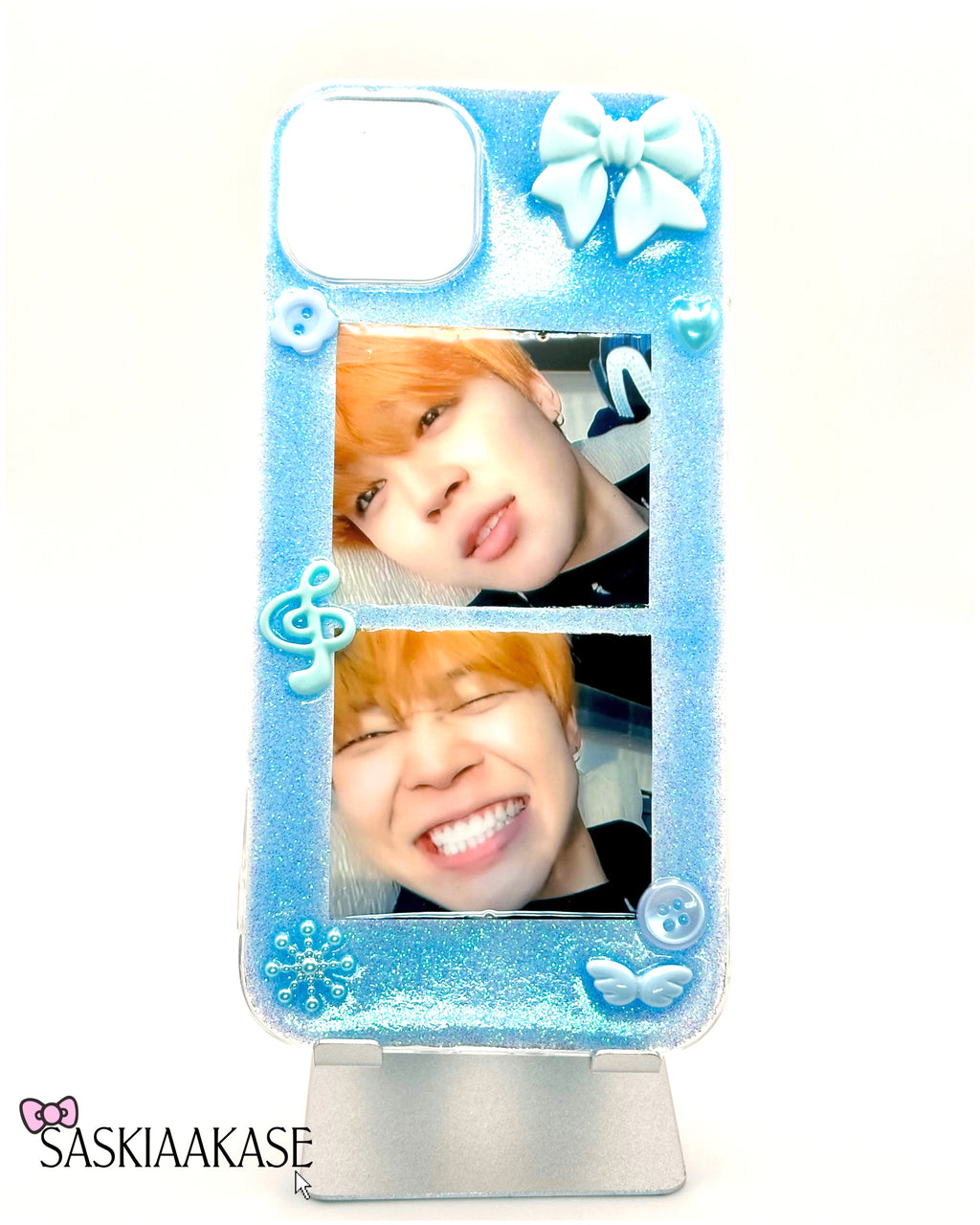 Unique iPhone 14/15 Plus Case - Jimin🩵