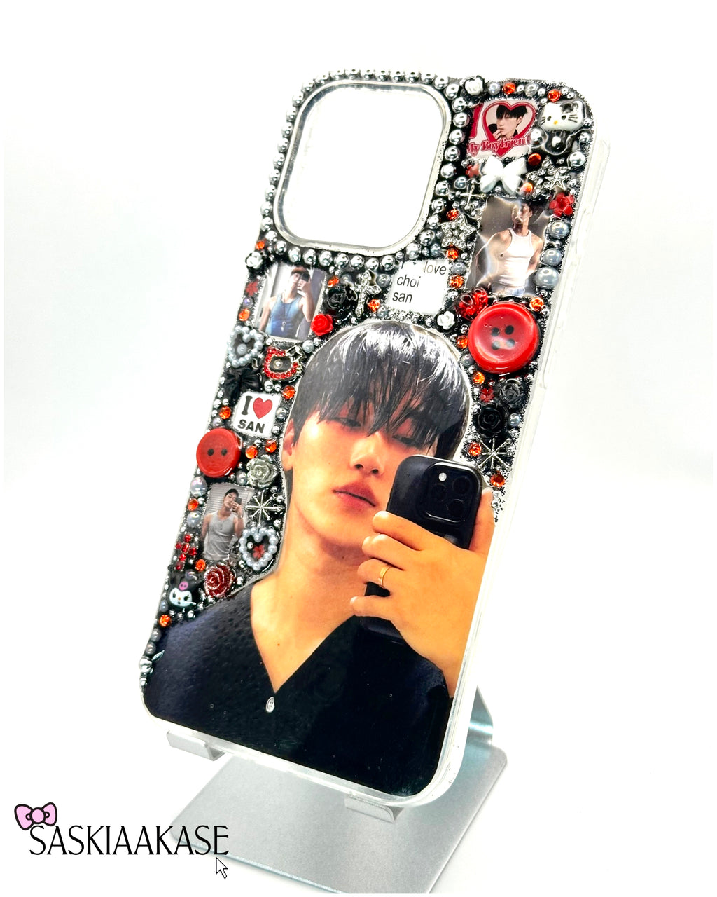 Unique iPhone 15 Pro Max Case - San from ATEEZ🌹