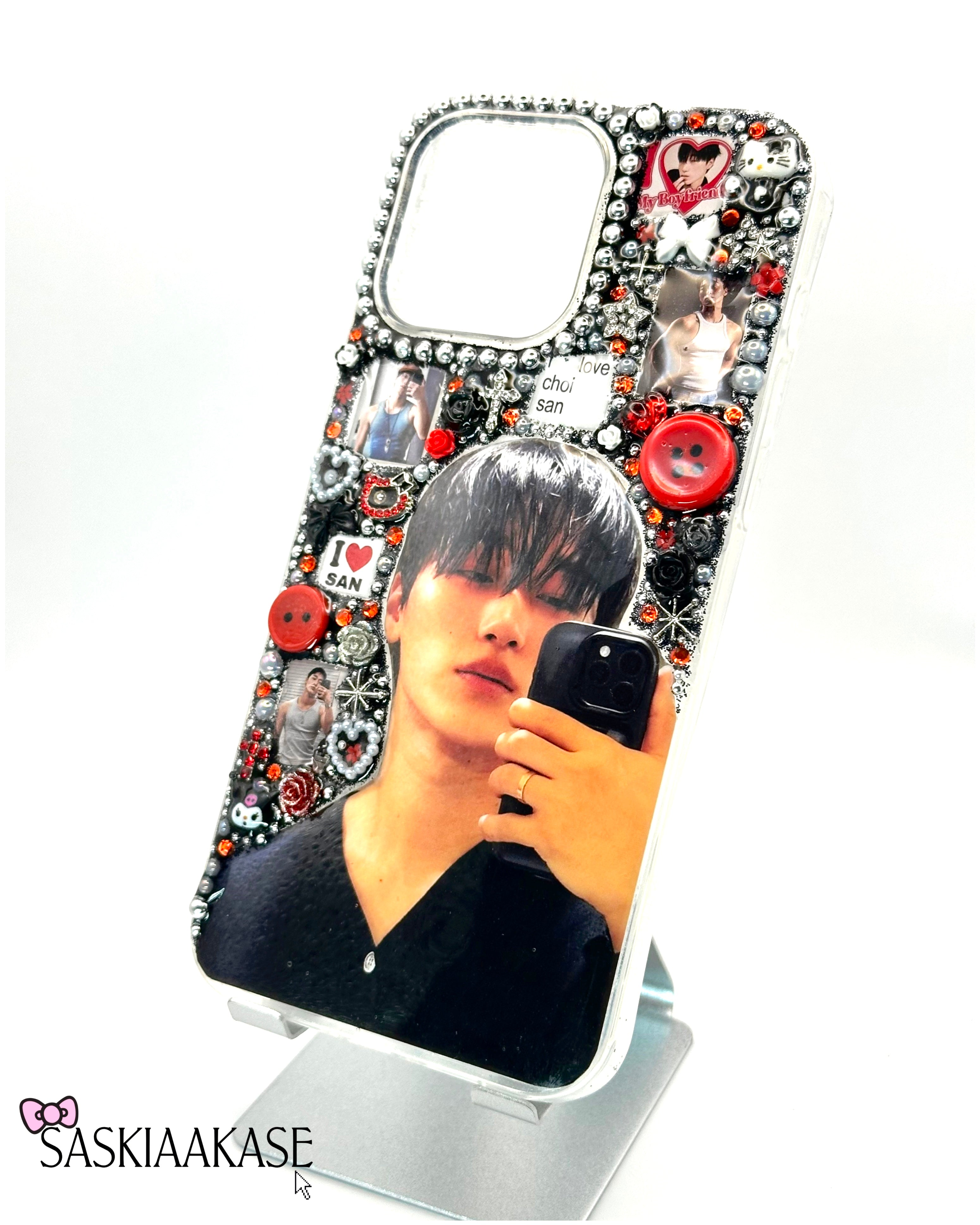 Unique iPhone 15 Pro Max Case - San from ATEEZ🌹