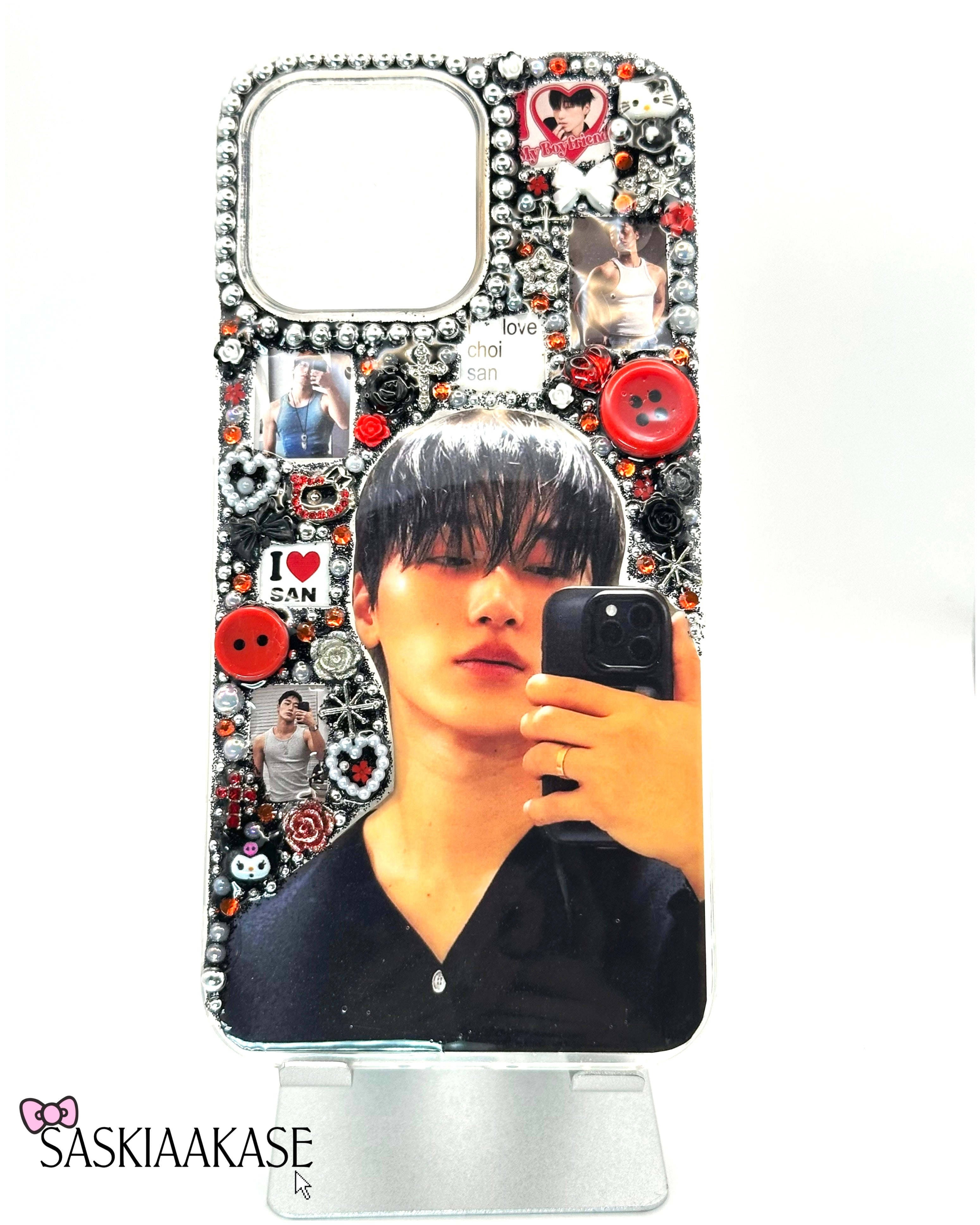 Unique iPhone 15 Pro Max Case - San from ATEEZ🌹