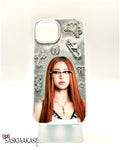 Unique iPhone 15 case - Yunjin from LE SSERAFIM🩶