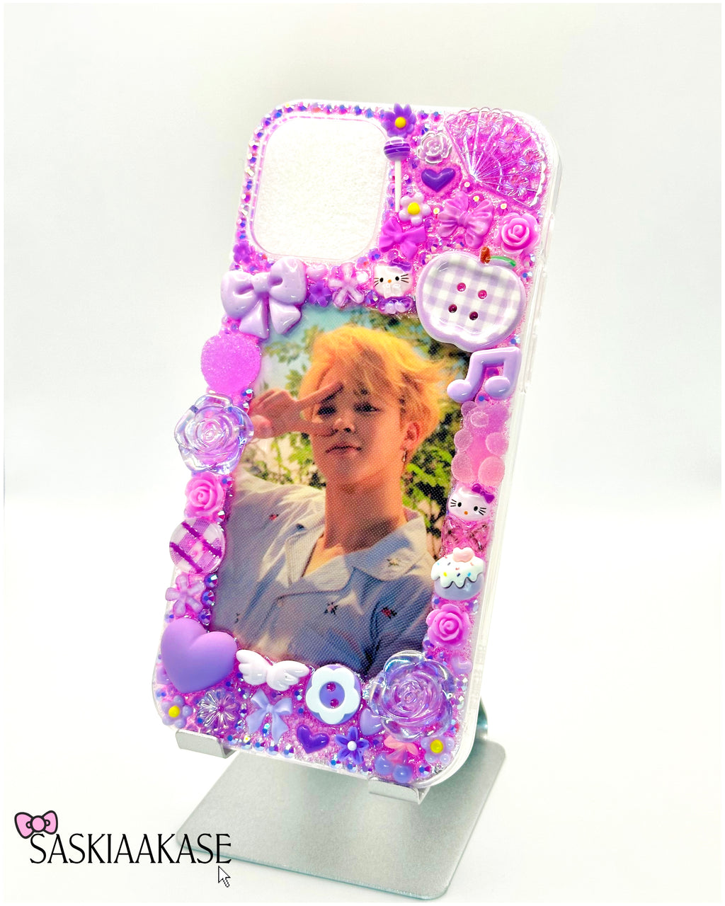 Unique iPhone 12/12 Pro case with photocard slot - K-pop💜