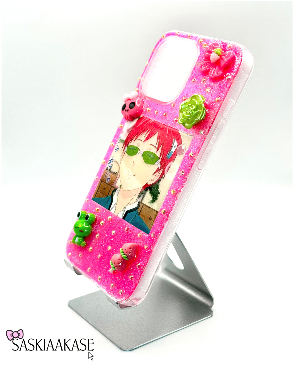 Unique iPhone 13 Pro Case - Saiki Kusuo💚