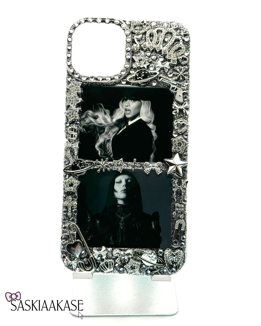 Unique iPhone 13/14 case - Beyoncé & Lady Gaga🩶