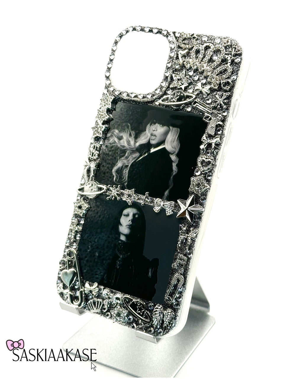 Unique iPhone 13/14 case - Beyoncé & Lady Gaga🩶