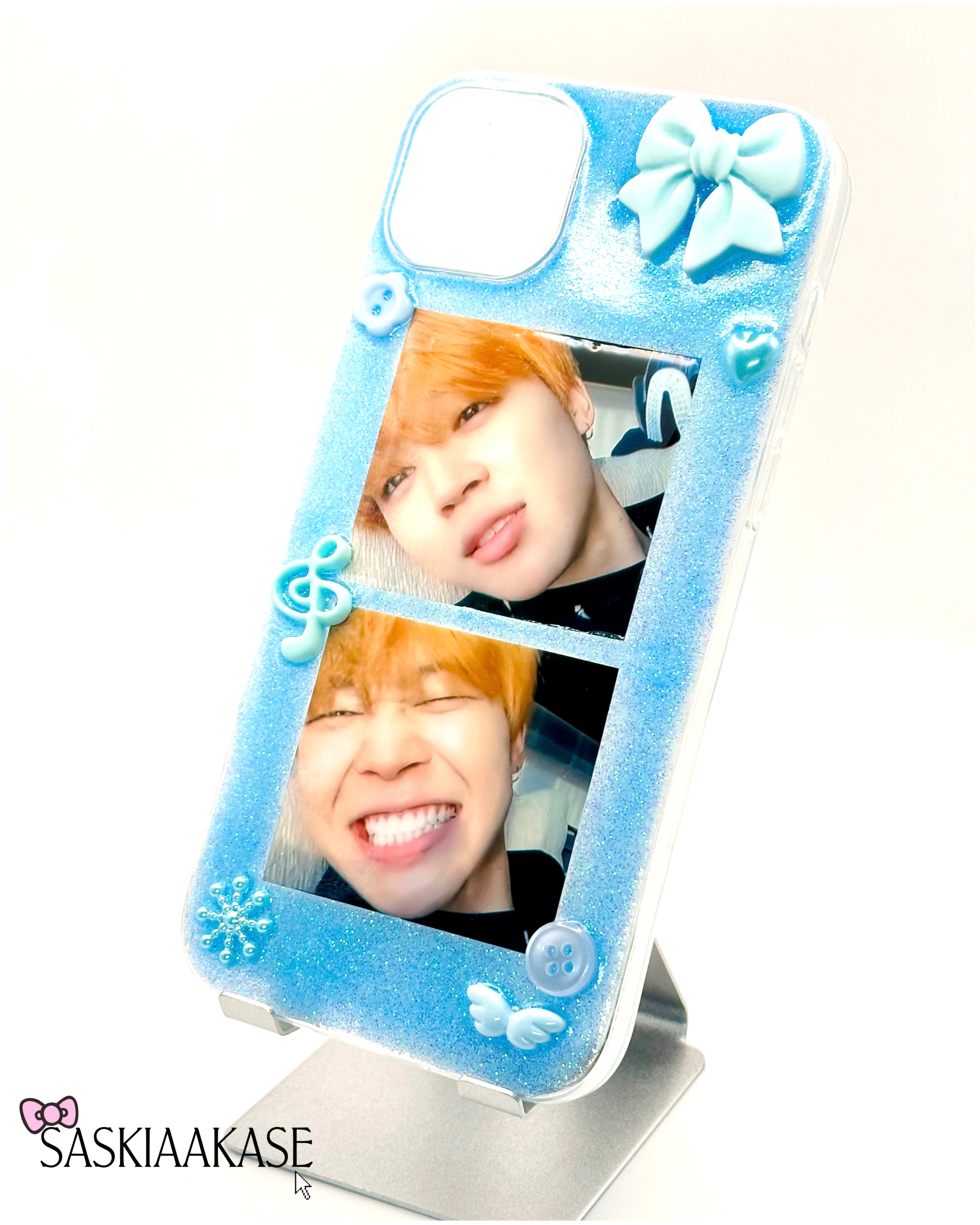 Unique iPhone 14/15 Plus Case - Jimin🩵
