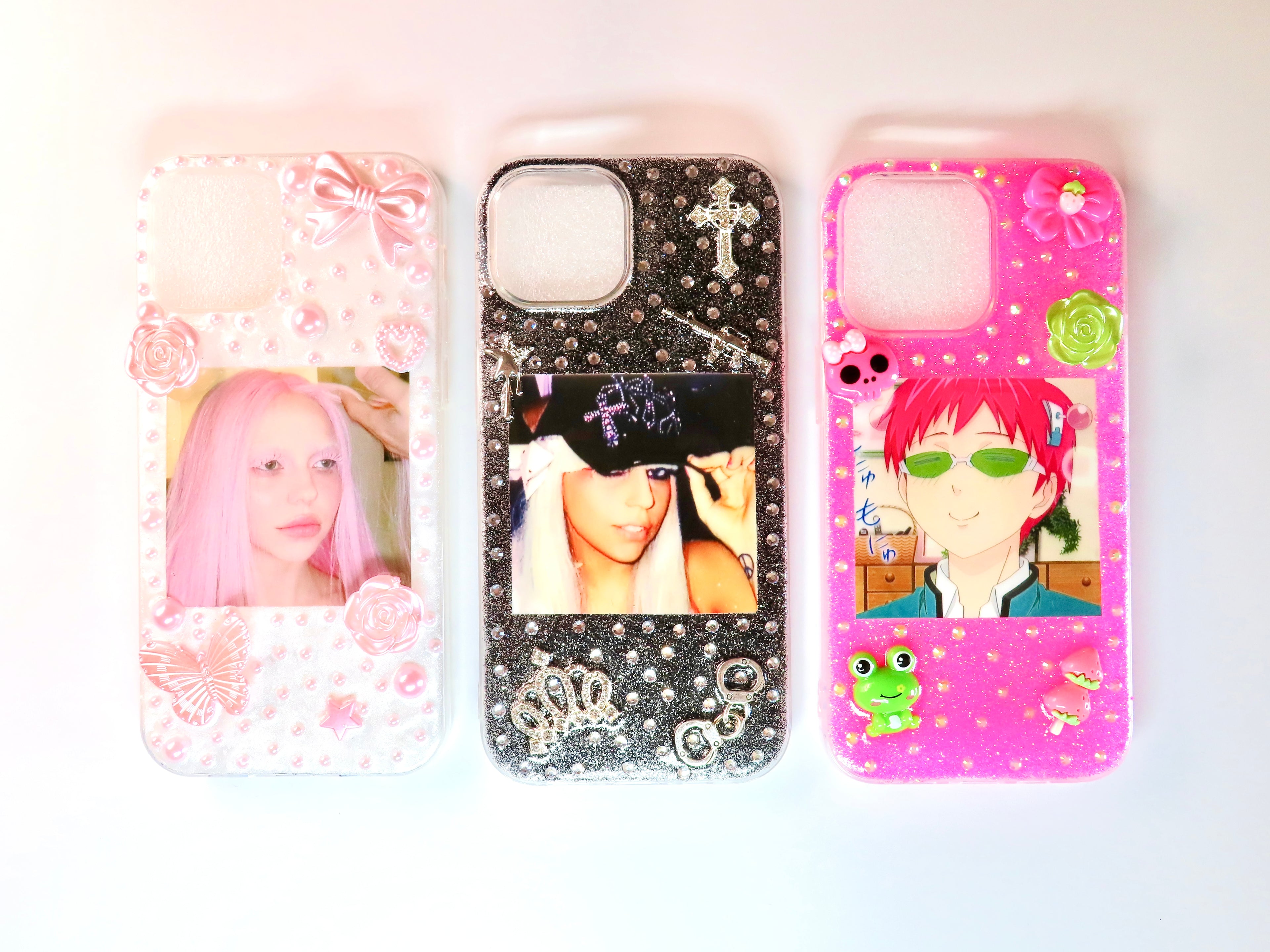 Personalized square photo phone case – handmade minimalist version 🍡