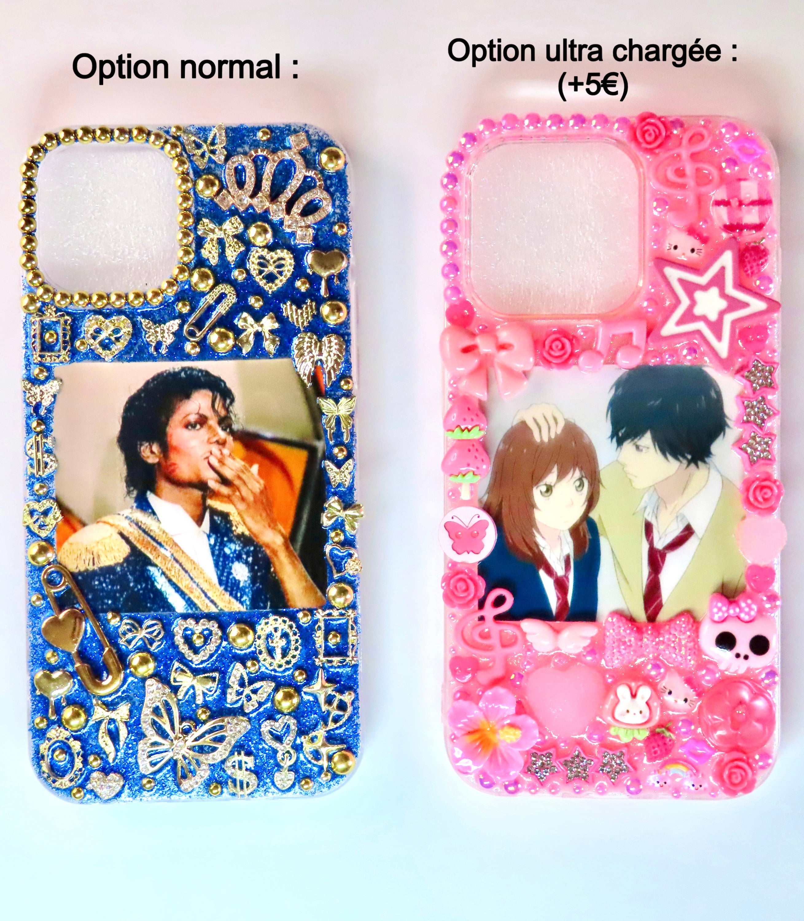 Coque personnalisée avec photo carrée – fait main🌷